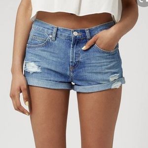 Topshop Moto Rosa Shorts 4